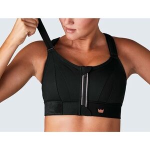 SHEFIT 6X Ultimate Black Sports Bra Size 6Luxe
